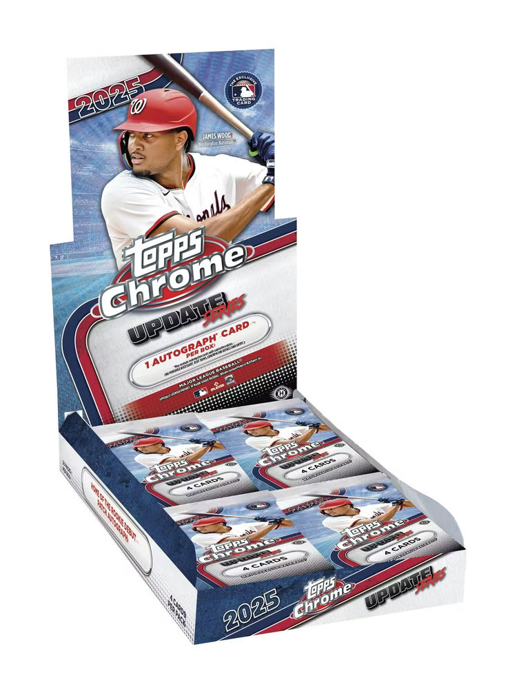 Pre Order - 2025 Topps Chrome Update Series Baseball Hobby Box