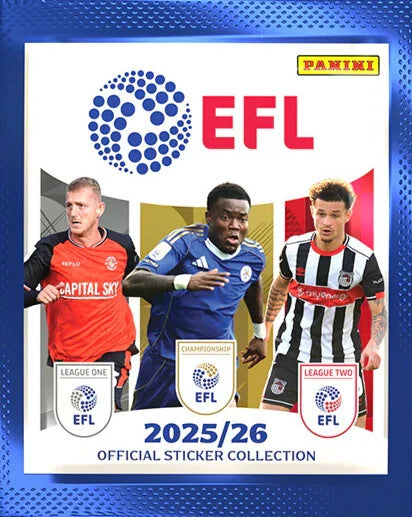 2025/26 Panini EFL Sticker Collection Sticker Pack
