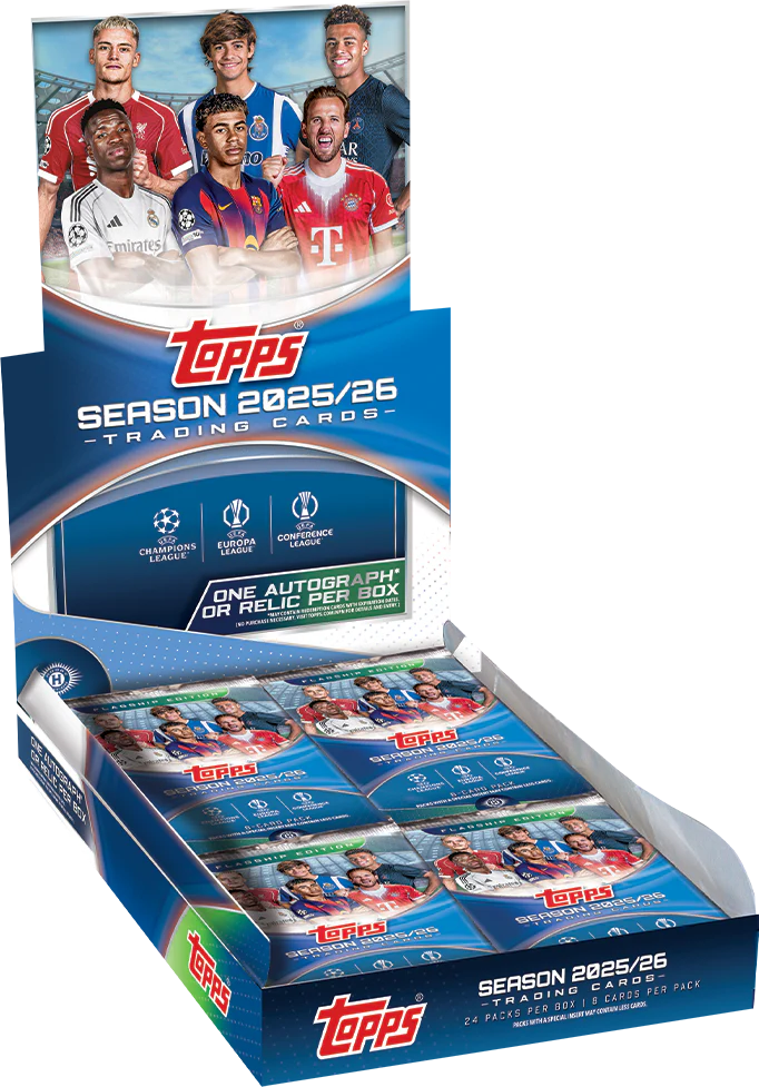 Pre Order - 2025-26 Topps UEFA Club Competitions Soccer Hobby Box