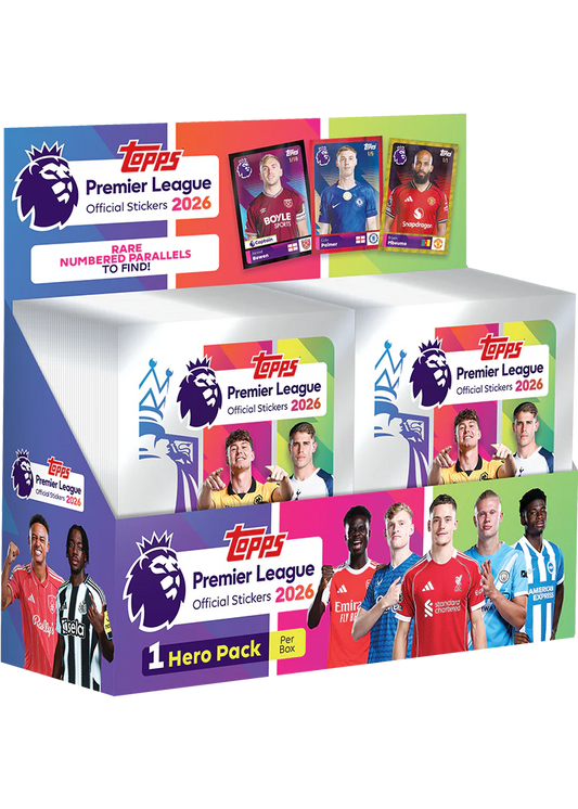 Topps Premier League Stickers 2026 - Full Box