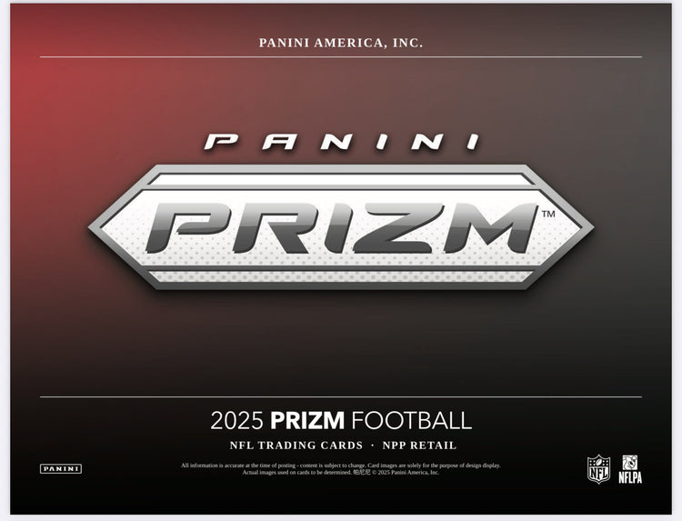 Pre Order - 2025 Panini Prizm Football Blaster Box