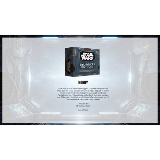 Pre Order - 2025 Topps Star Wars Smugglers Outpost Hobby Box - Sports Trading Cards UK