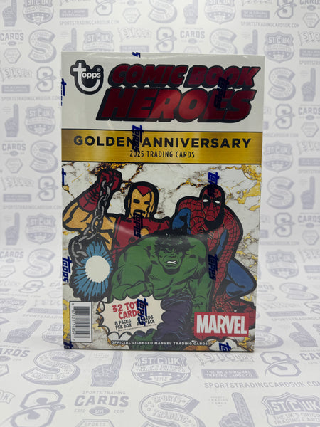 2025 Topps Marvel Comic Book Heroes 1975 Golden Anniversary Hobby Box