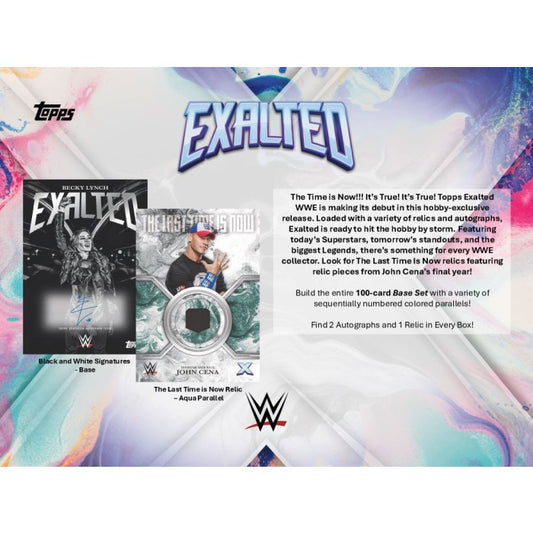 Pre Order - 2025 Topps Exalted WWE Wrestling Hobby Box