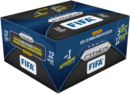 Pre Order - 2025/26 Panini Prizm FIFA Soccer Hobby Box