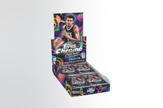 Pre Order - 2025-26 Topps Cosmic Chrome Basketball Hobby Box - Sports Trading Cards UK