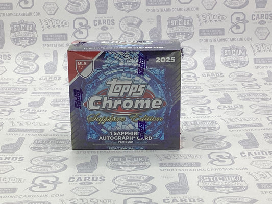 2025 Topps Chrome MLS Sapphire Box