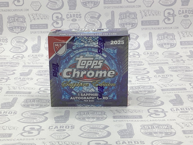 2025 Topps Chrome MLS Sapphire Box