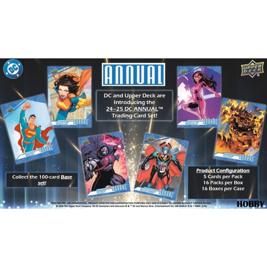 Pre Order - 2024-25 Upper Deck DC Annual Hobby Box