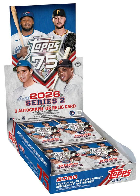 Pre Order - 2026 Topps Series 2 Baseball Hobby Box - Sports Trading Cards UK