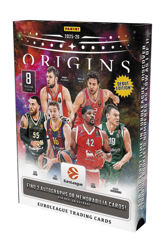 Pre Order - 2025-26 Panini Origins EuroLeague Basketball Hobby Box