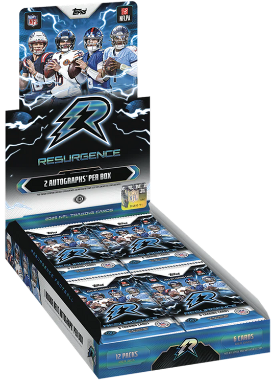 Pre Order - 2025 Topps Resurgence Football Hobby Box