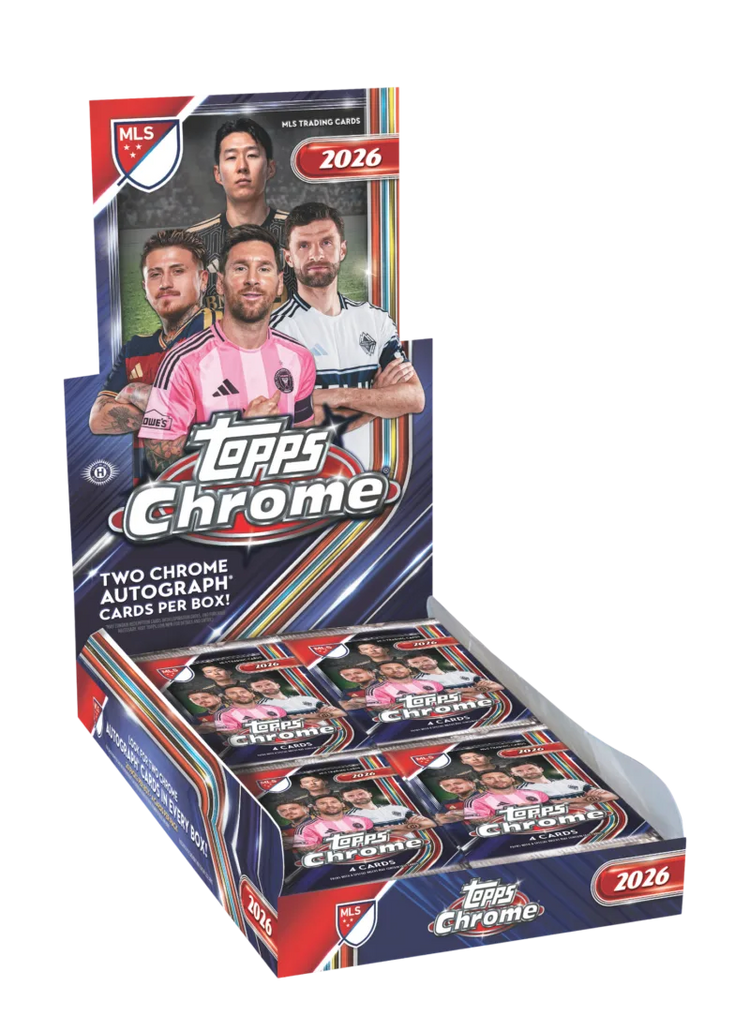 Pre Order - 2026 Topps Chrome MLS Soccer Hobby Box