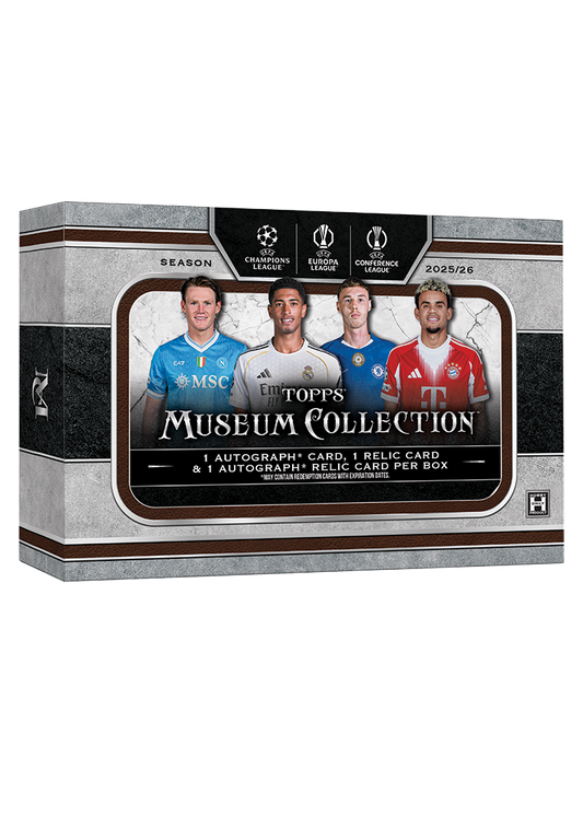 Pre Order - 2025-26 Topps UEFA Club Competitions Museum Collection Soccer Hobby Box