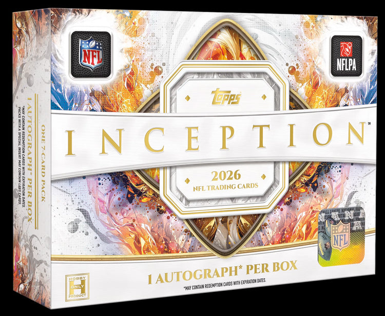 Pre Order - 2026 Topps Inception Football Hobby Box