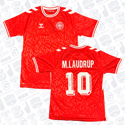 Michael Laudrup Signed Denmark Jersey