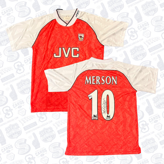 Paul Merson Signed Arsenal Jersey
