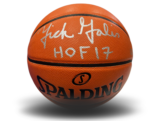 Nick Galis Autographed Authentic Spalding NBA Replica Basketball “HOF 17” Inscription, Limited to 20