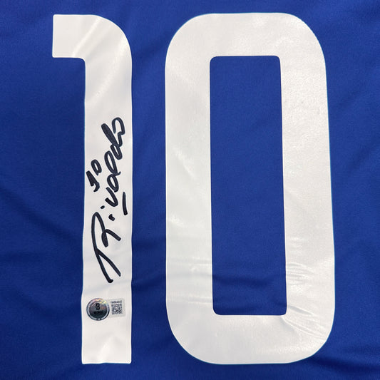 RIVALDO SIGNED BRAZIL AWAY SOCCER JERSEY #10