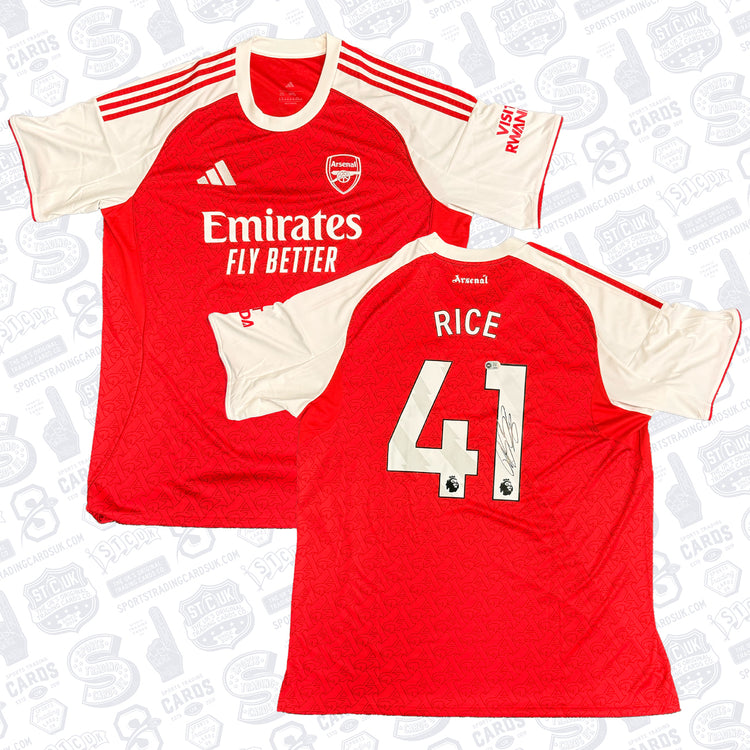 Declan Rice Signed Arsenal Jersey
