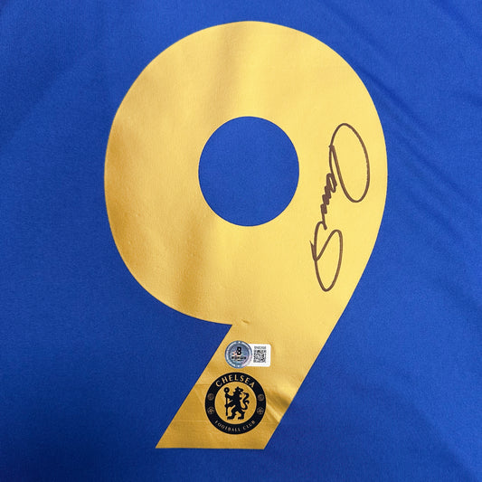 FERNANDO TORRES SIGNED CHELSEA HOME JERSEY #9