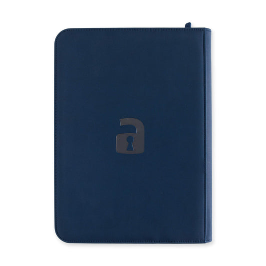 VaultX 9-Pocket eXo-Tec™ Zip Binder - Blue