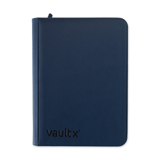 VaultX 9-Pocket eXo-Tec™ Zip Binder - Blue