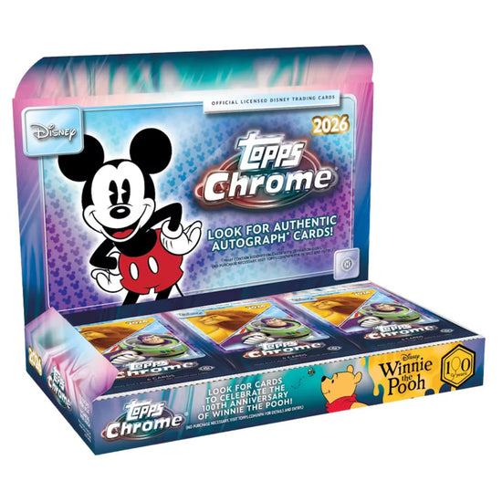 Pre Order - 2026 Topps Disney Chrome Hobby Box - Sports Trading Cards UK