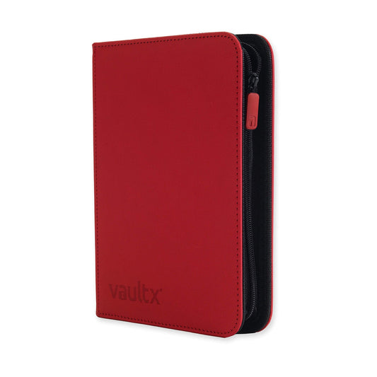 VaultX 4-Pocket eXo-Tec® Zip Binder - Red