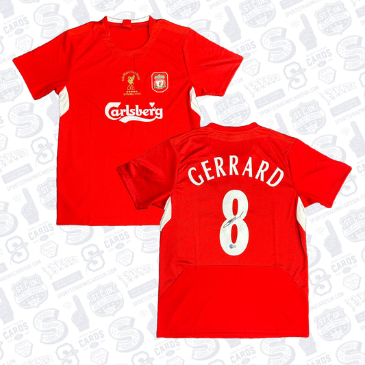 STEVEN GERRARD SIGNED LIVERPOOL JERSEY – BECKETT COA