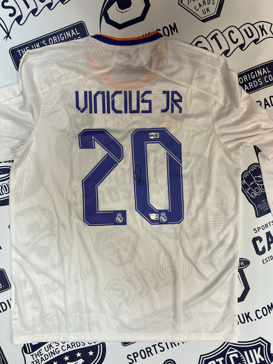Vinicius Junior Real Madrid Autographed Real Madrid Adidas Jersey