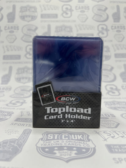 BCW 3x4 Standard Toploaders 25-Count Pack - Sports Trading Cards UK