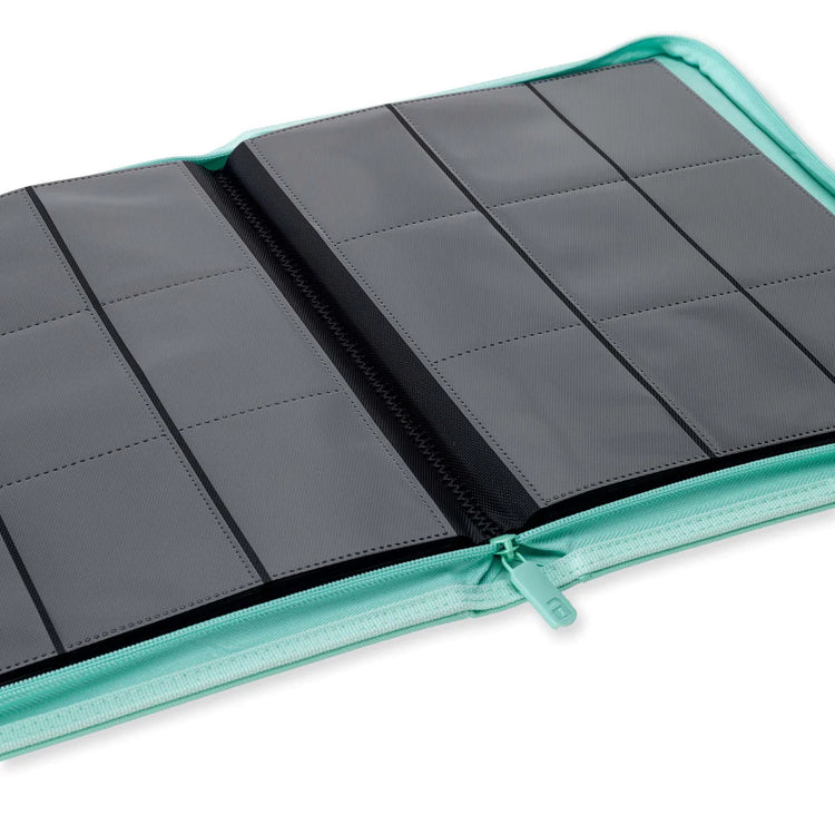 VaultX 9-Pocket eXo-Tec™ Zip Binder - Mint Green