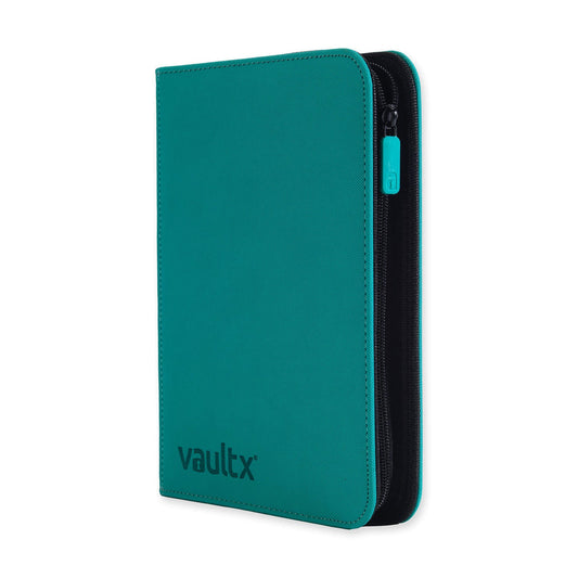 VaultX 4-Pocket eXo-Tec® Zip Binder - Teal