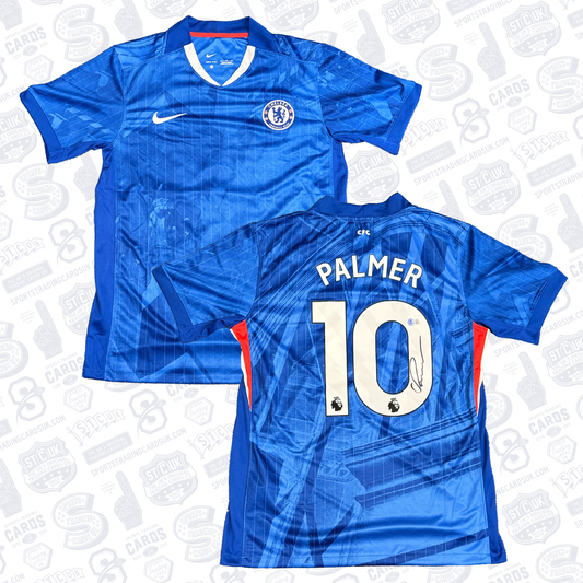 COLE PALMER SIGNED CHELSEA HOME SOCCER JERSEY #10 - Sports Trading Cards UK