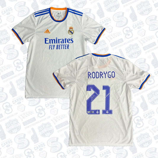 Rodrygo Real Madrid Autographed Adidas Jersey