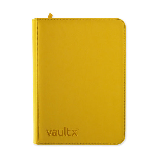 VaultX 9-Pocket eXo-Tec™ Zip Binder - Yellow