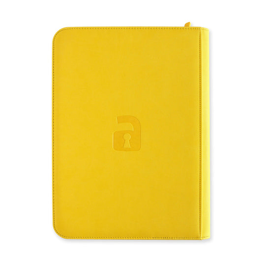 VaultX 9-Pocket eXo-Tec™ Zip Binder - Yellow