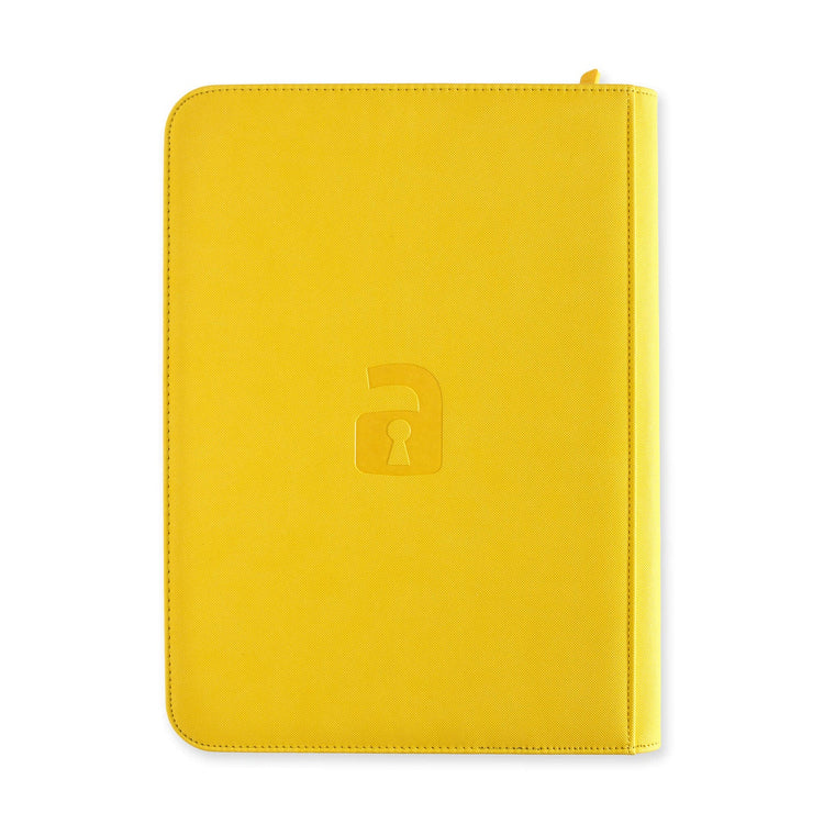 VaultX 9-Pocket eXo-Tec™ Zip Binder - Yellow