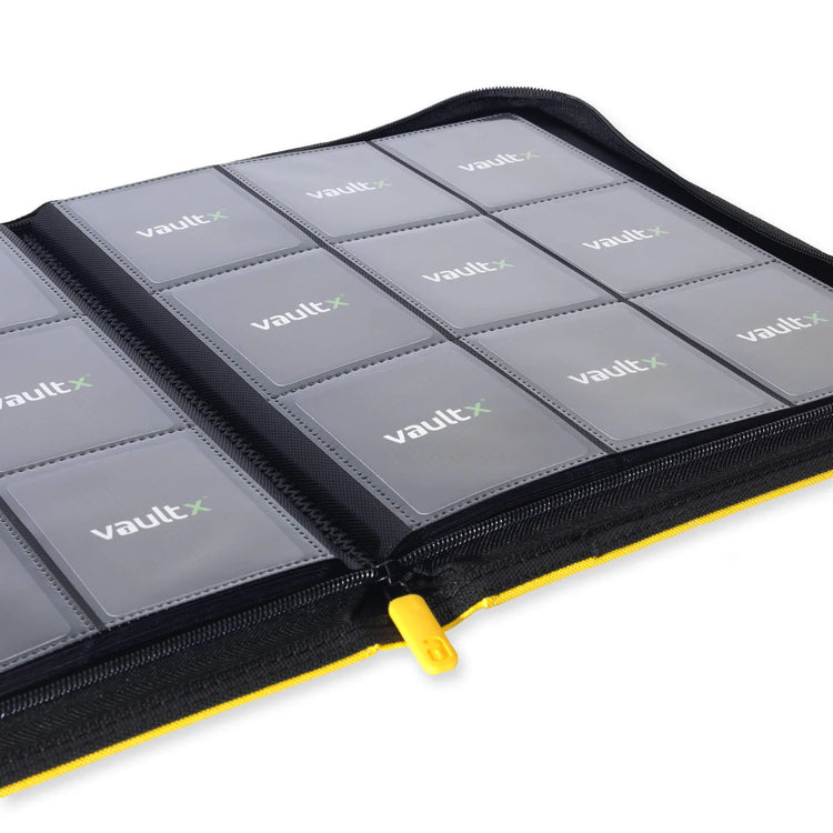 VaultX 9-Pocket eXo-Tec™ Zip Binder - Yellow