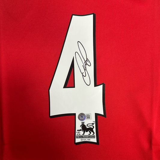 PATRICK VIEIRA SIGNED 2002 ARSENAL HOME SOCCER JERSEY #4 – BECKETT COA