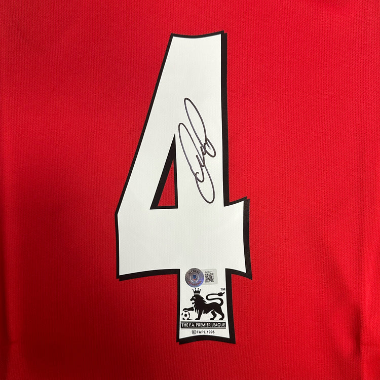 PATRICK VIEIRA SIGNED 2002 ARSENAL HOME SOCCER JERSEY #4 – BECKETT COA