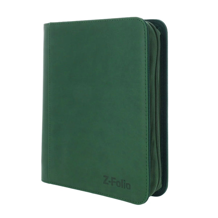 BCW Z-Folio 4-Pocket LX Album - Toploaders - Green - Sports Trading Cards UK