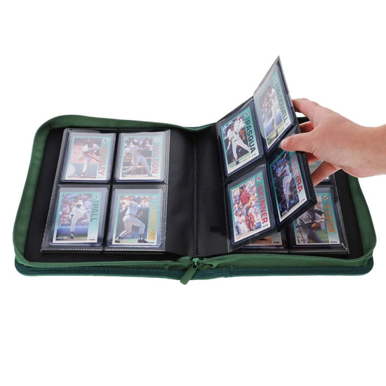 BCW Z-Folio 4-Pocket LX Album - Toploaders - Green - Sports Trading Cards UK