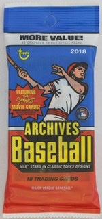 2018 Topps Archives Baseball Value Pack - Sports Trading Cards UK