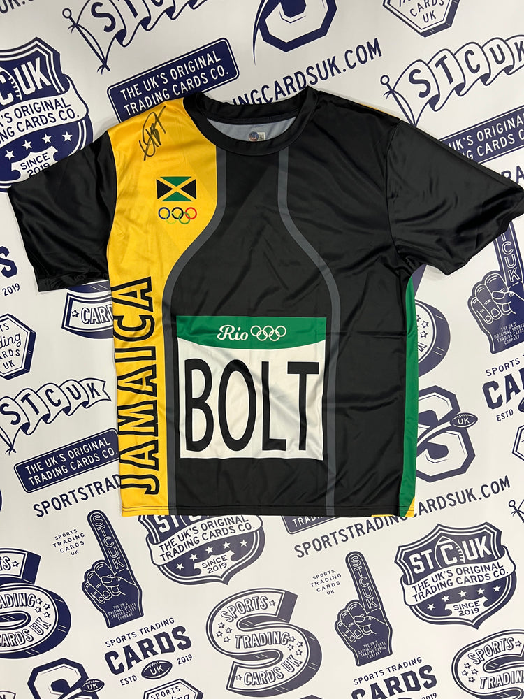Usain Bolt Jamaica Autographed Puma Jersey