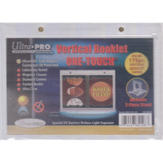 Ultra Pro One Touch Vertical Booklet Magnetic 175pt Holder - Sports Trading Cards UK