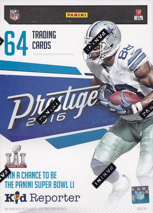 2016 Panini Prestige Football 8ct Blaster Box - Sports Trading Cards UK