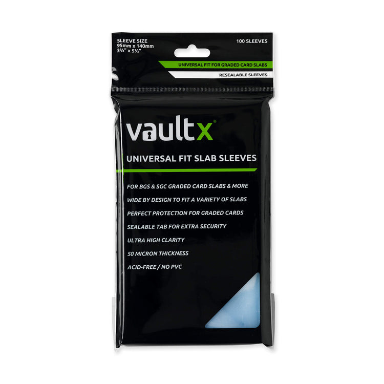 VaultX Universal Fit Slab Sleeves (100 Pack)