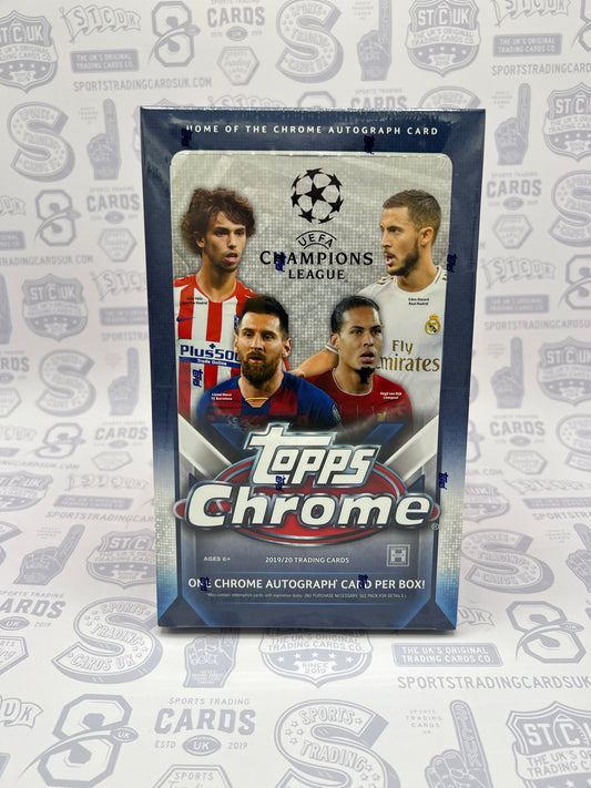 2019/20 Topps UEFA Champions League Chrome Soccer Hobby Box